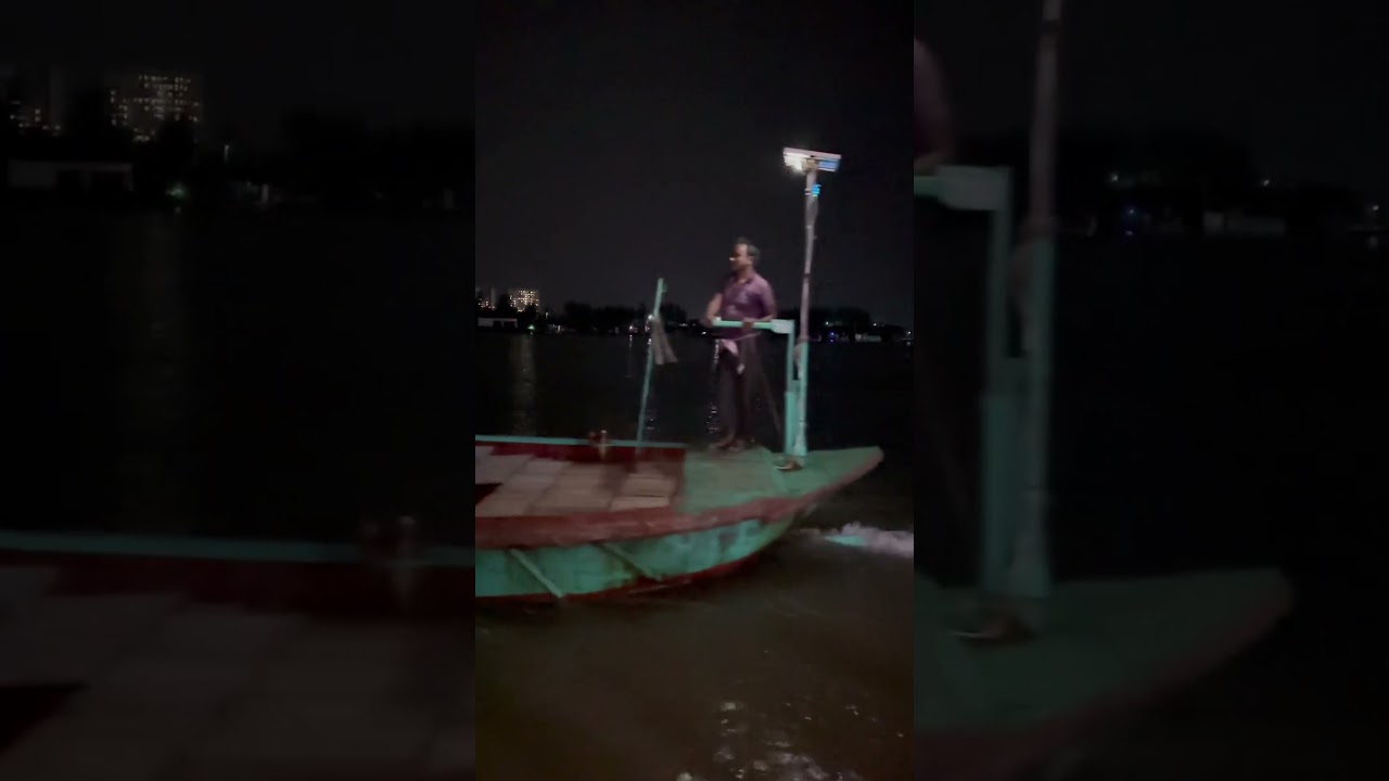 Local ferry at Mongla River 