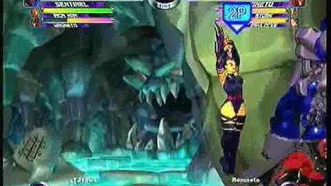 MvC2 Online (360): xT3TSUx (Mag/IM/Sent) vs Brett (MSP) 2 .:1.21.10:.