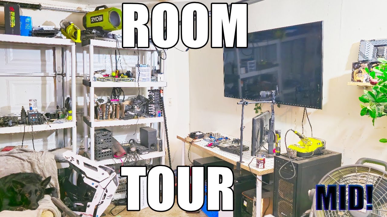 Take A Peek At My Epic Gaming & Pc Build Room Setup! - YouTube