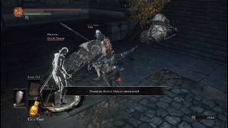 Dark Souls 3 Five Five and Phantom Sword Master vs boss fight