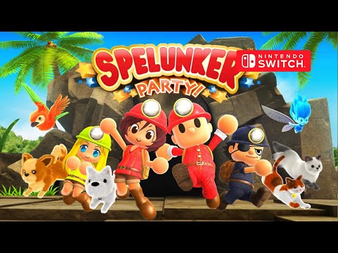 Spelunker Party! Gameplay Nintendo Switch