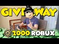 (DITUTUP)💎ZEDDAX GIVEAWAY 2000 ROBUX! - Giveaway Robux Ke-1