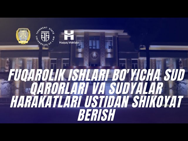 Fuqarolik ishlari bo'yicha sud qarorlari va sudyalar harakatlari ustidan shikoyat berish