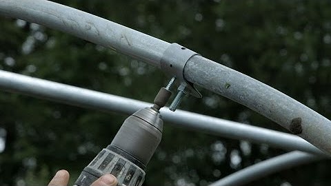 Fitting Storm Strengthening Kit on Polytunnel