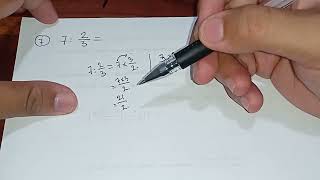 the result of 7 divided by 2 per 3