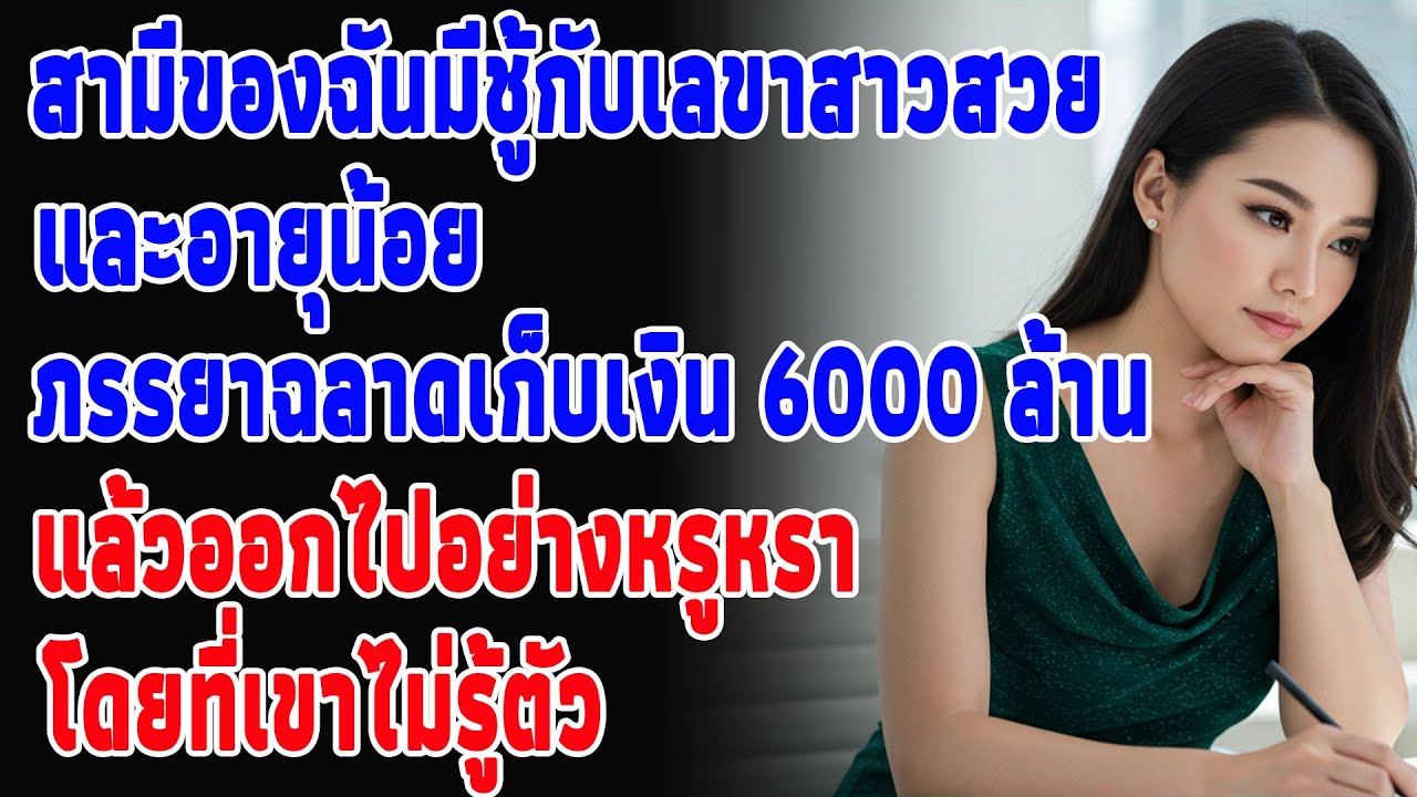 สามีมีชู้กับเลขาสาวสวยและอายุน้อย ภรรยาที่ฉลาดเก็บเงิน 6000 ล้านแล้วออกไปอย่างหรูหรา