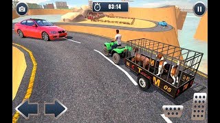 ATV Bike Dog Transporter Cart Driving |  ATV Quad Car Bike Driver Android GamePlay HD screenshot 4