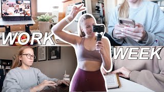 9-5 WORK WEEK IN MY LIFE: working from home as a social media manager