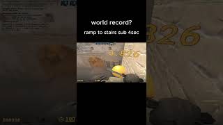 (wr?) yprac mirage ramp to stairs sub 4sec #cs2 #yprac #worldrecord #fyp