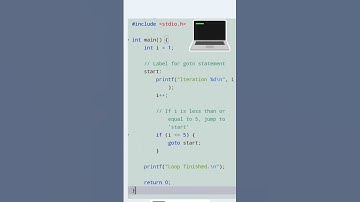 Goto statement/ Loop/ else if/if else