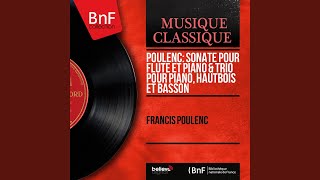 Flute Sonata, FP 164: I. Allegro malinconico