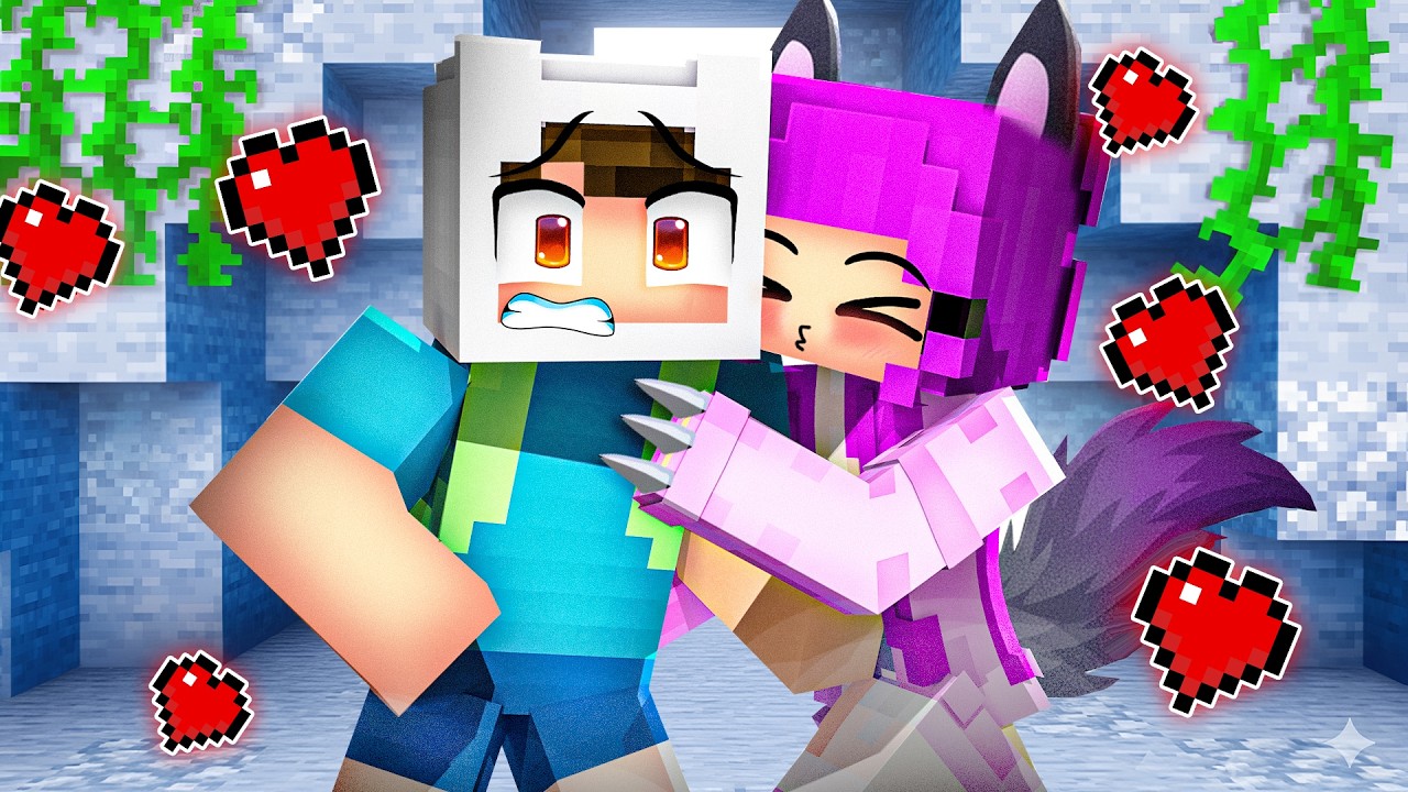 ALFA KURT ECE BANA AŞIK OLDU VE İLK ÖPÜCÜĞÜNÜ VERDİ 😱 Minecraft