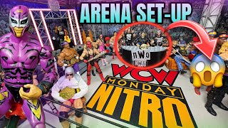 WWE ELITE WCW NITRO ULTIMATE ARENA & RING SETUP 🔥 NWO 4 LIFE TAKEOVER 