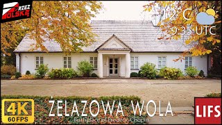 4k POLAND🚶🏽‍♂️#WALK ~ ŻELAZOWA WOLA 🎹 Birthplace of Fryderyk Chopin ~ 60fps #PrzezPolskę