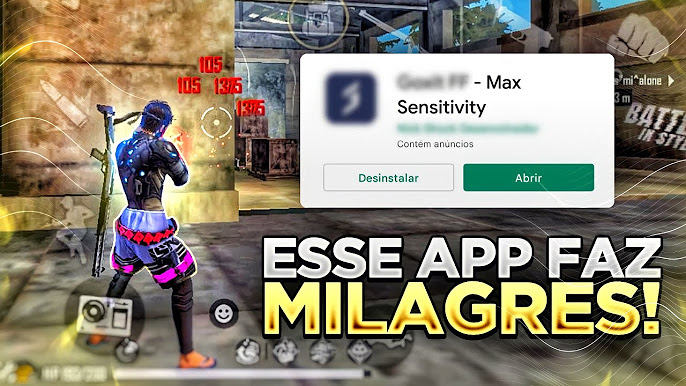 COMO AUMENTAR A SENSIBILIDADE DO FREE FIRE COM FUNÇÕES, APPS