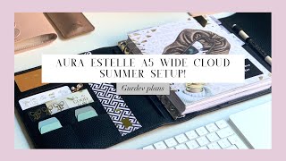 Aura Estelle A5 Wide Cloud Summer Setup W/ House of Stickers!