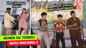Nyanyi Sesuai Kepercayaan Masing-Masing..!! Deretan Momen Kocak Yang Terjadi Diatas Panggung #10