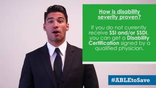 #ABLEtoSave - ABLE Account Eligibility