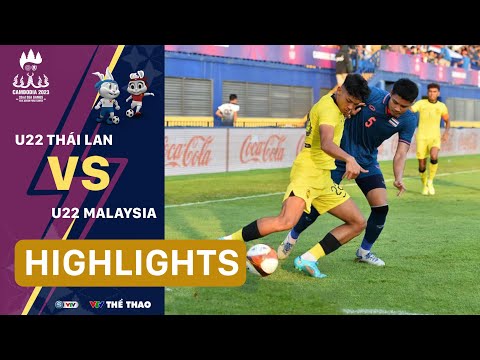 Highlights | U22 THÁI LAN vs U22 MALAYSIA | 10 phút định đoạt, khác biệt đẳng cấp | SEA Games 32