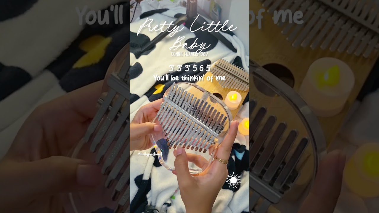 Pretty Little Baby - Connie Francis Kalimba Version with Easy Tabs Kalimba Tutorial 