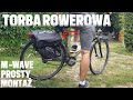 🎥 TORBA ROWEROWA NA BAGAŻNIK - M-WAVE - MONTAŻ TEST 🚴‍♂️