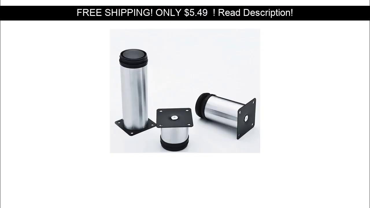 4Pcs/set Stainless Steel Adjustable Sofa Foot Foot Bed Foot for