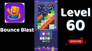 Bounce Blast Level 60  Walkthrough 🎮💥 | Tricky Ball Puzzle Solution | Go Answer
