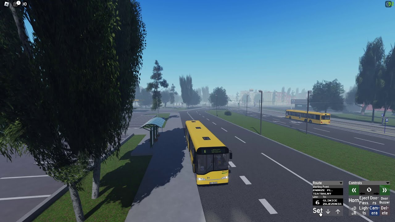 Linia 6 - Solaris Urbino 15 II #34 ( Tramwaje Śląskie R-4 ) - Roblox #95