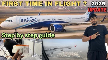 How to travel In a Flight first Time In 2025 Beginner Guide 6 Easy Steps | Flight Me Kaise Baithe ?