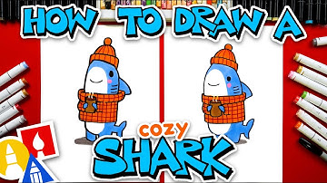 How To Draw A Cozy Shark