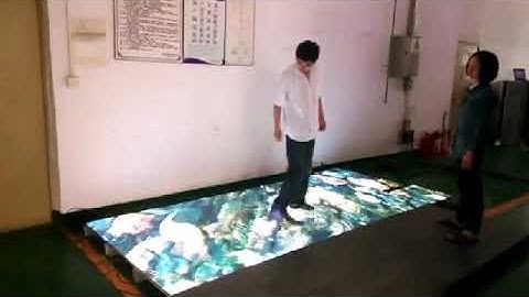 LED interactive dance floor