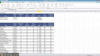 Excel Unit H Extracting Table Data