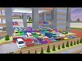 COLLECT ALL RAINBOW COLOUR SUPER CARS 😱 AT LUXURY APARTMENT 🚔🌈🥶|SAKURA SCHOOL SIMULATOR #video