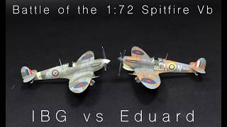Battle of the Spitfires, comparing IBG and the Eduard Vb