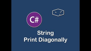 string print diagonally in c#
