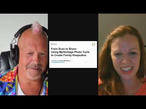 Facebook Live: Using MyHeritage Photo Tools to Create Family Keepsakes
