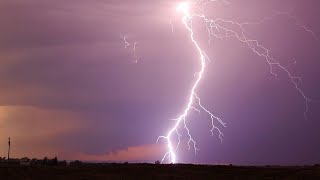 Southwest Iowa TORNADIC SUPERCELL - THE BEST TIME-LAPSE: Lightning & Tornado | April 17, 2025
