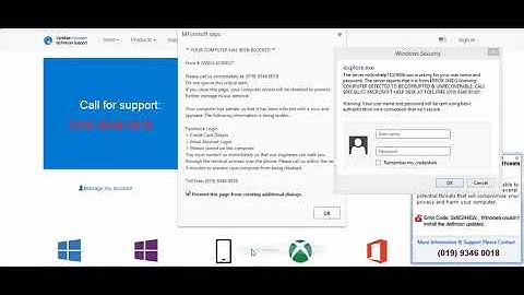 Stopping a Popup Scam