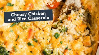 Cheesy Chicken and Rice Casserole