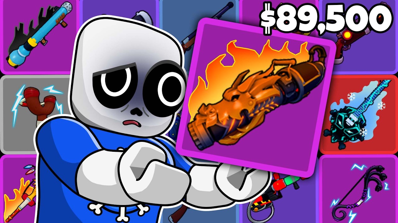 I Spent 89,500 Robux Enchanting Every NEW GUN In Blox Fruits