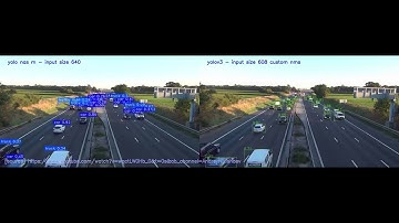 yolo nas m vs yolov3 608