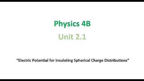 Electric Potential: Spherical Insulator
