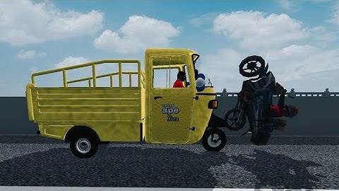 Piaggio Ape Pickup Mod In Bus Simulator Indonesia - Auto-Rickshaw Mod Bussid - Bussid New Mods