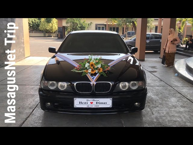 Dekorasi Mobil Pengantin Bmw E39 Wedding Car Decoration Menggunakan Magnet Youtube