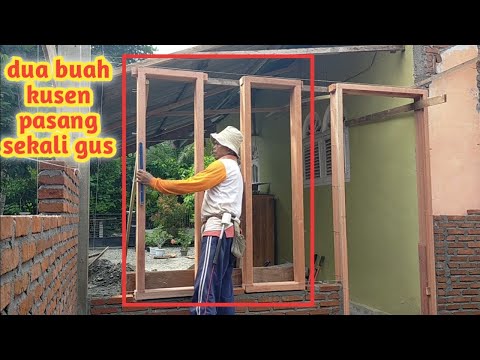 Video: Kusen jendela batu: pemasangan sendiri