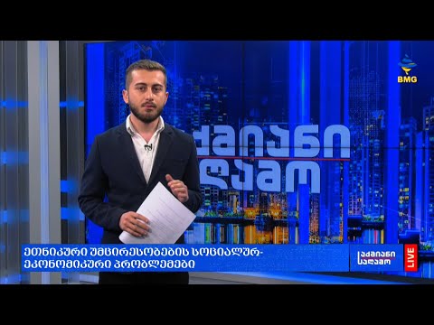 #საქმიანისაღამო - ეთნიკური უმცირესობების სოციალურ-ეკონომიკური პრობლემები