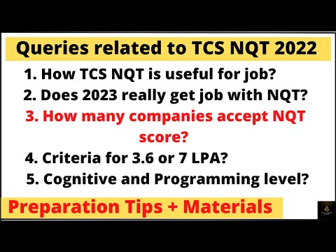 TCS NQT queries | How to clear TCS NQT? #tcs #tcsnqt2022