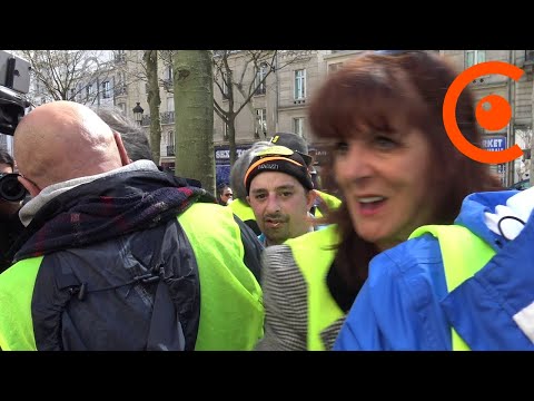 Gilets Jaunes Acte 21 Manifestation Jusquà La Défense 6 Avril 2019 Paris