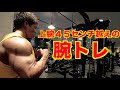 【トレ動画】上腕４５センチ越えの腕トレ！腕を満遍なく追い込むプログラム！