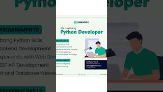 Python Dev Job at Neksogix 🐍 AI + REST APIs 💼 | #PythonCareers #Neksogix #DevJobsPK